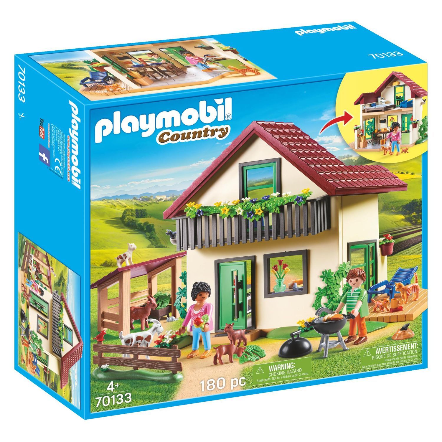 Acheter Playmobil Ferme familiale pour chats de Playmobyl 71309