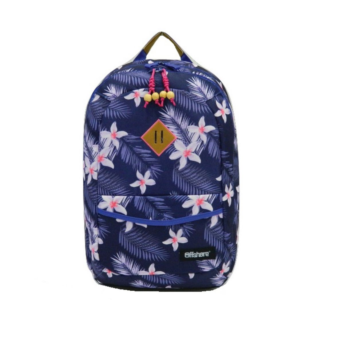 BAGTROTTER Sac dos fleurs violet Offshore pas cher Auchan