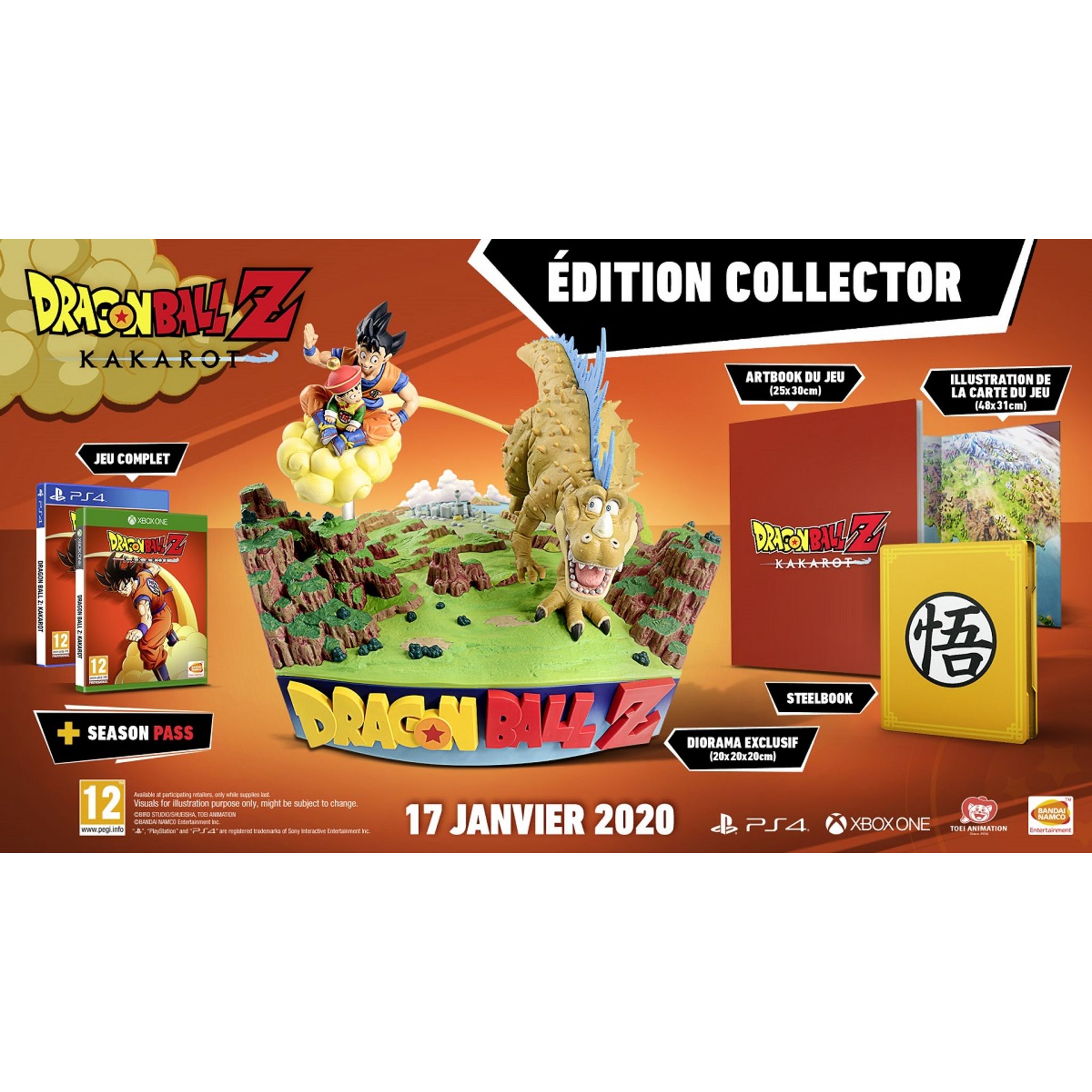 Dragon Ball Z: Kakarot PS4 Coffret Collector Exclusivité Auchan