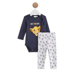 Le Roi Lion Ensemble Body Manches Longues Legging Bebe Garcon Pas Cher A Prix Auchan