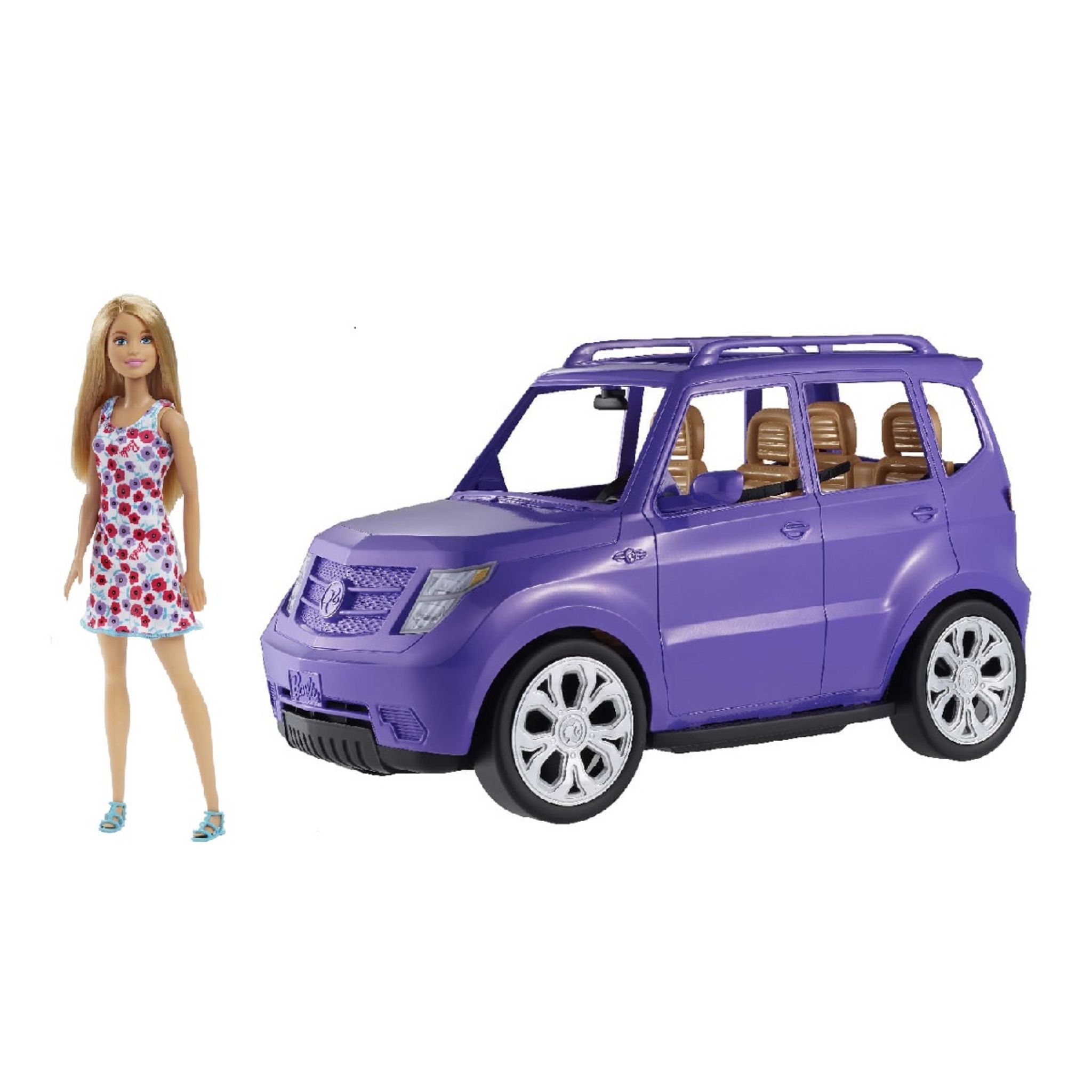 BARBIE Poupée Barbie + voiture pas cher 