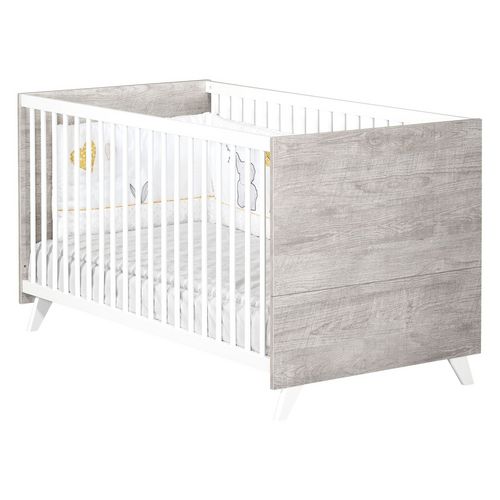 Lit bébé évolutif Little Big Bed 140x70cm SCANDI coloris gris