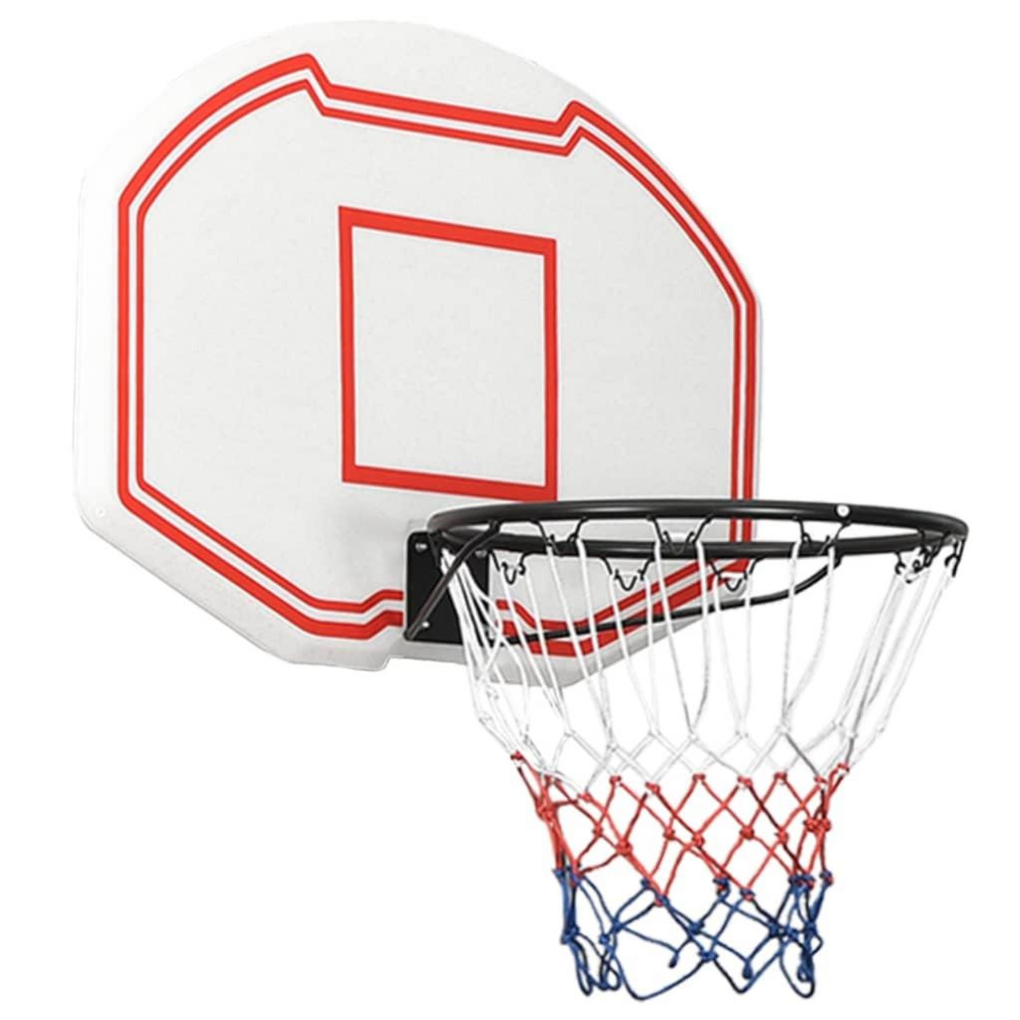 vidaXL Support de basket-ball Blanc 216-250 cm Polyéthylène
