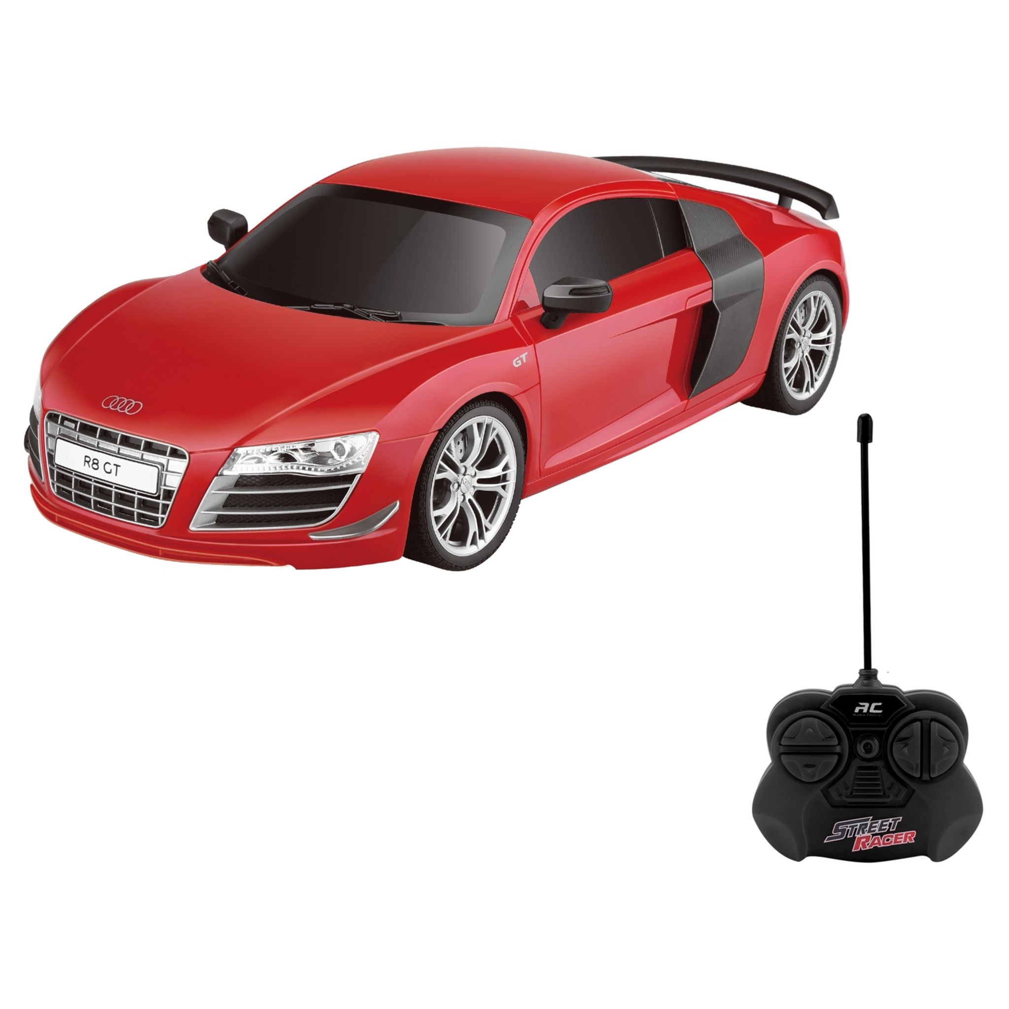 Voiture Télécommandée Audi R8 Rouge 1/14ème Radiocommandée 