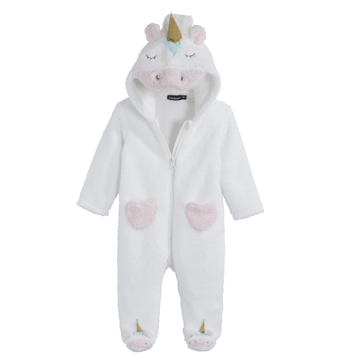 In Extenso Combinaison Licorne Bebe Fille Pas Cher A Prix Auchan