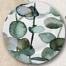 Assiettes plates Green Tiffany x 6 - D 26 cm
