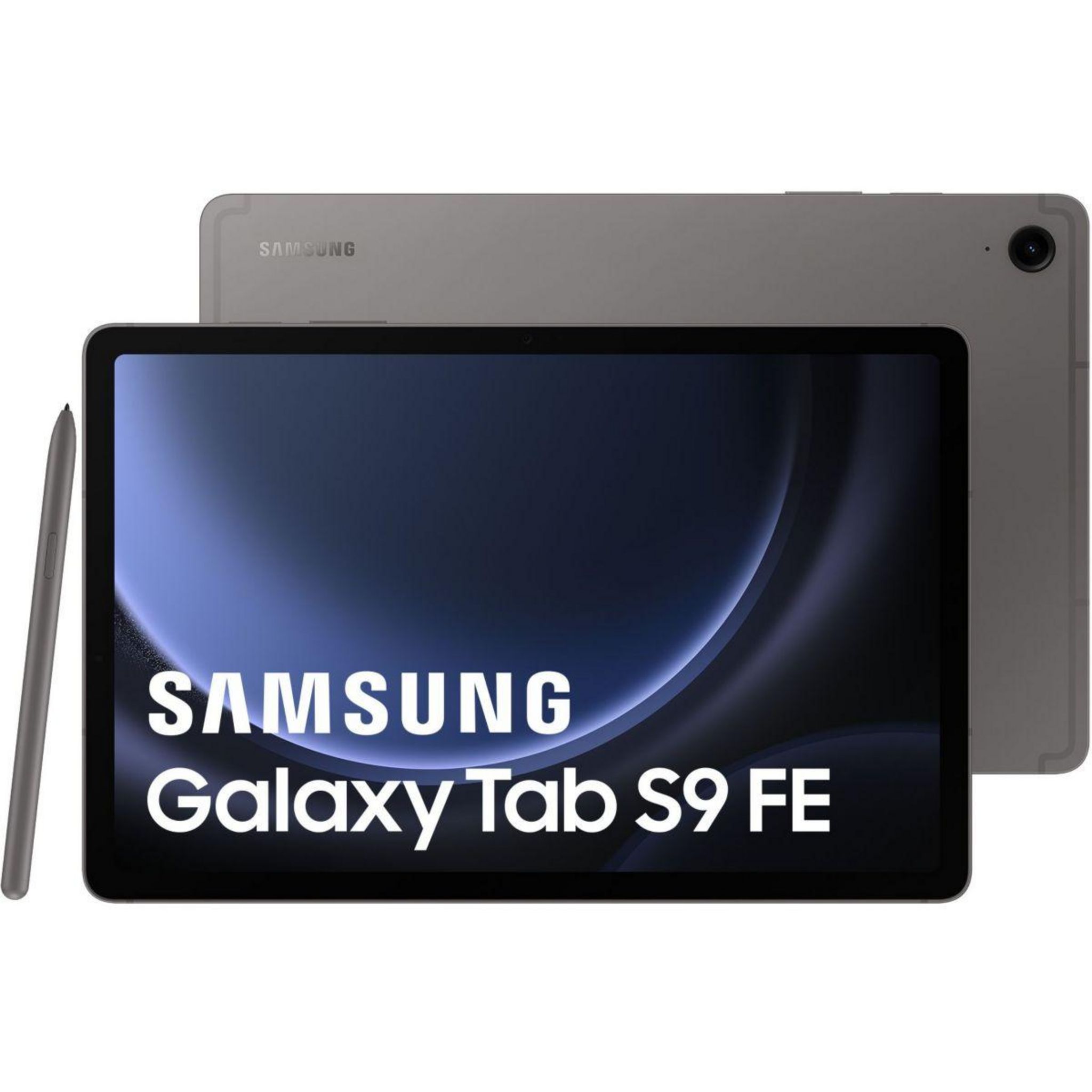 Tablette android pack s9fe+ 12.4'' + smart cover hybride gris Samsung