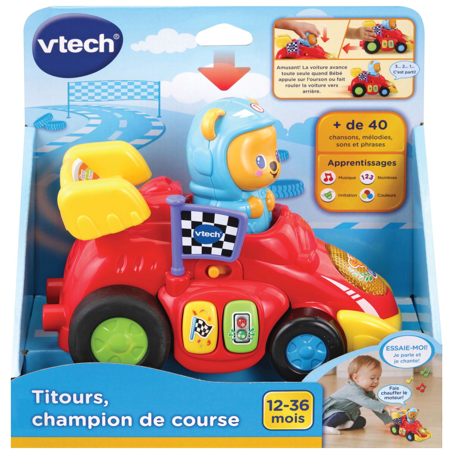 Vtech Titours Champion De Course Pas Cher A Prix Auchan