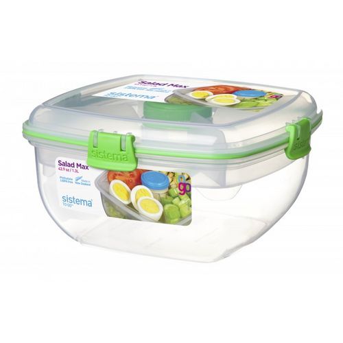Boite alimentaire carrée Salade Max To Go 1,63L