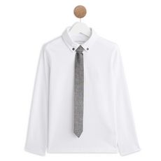IN EXTENSO Chemise avec cravate garçon (Blanc)