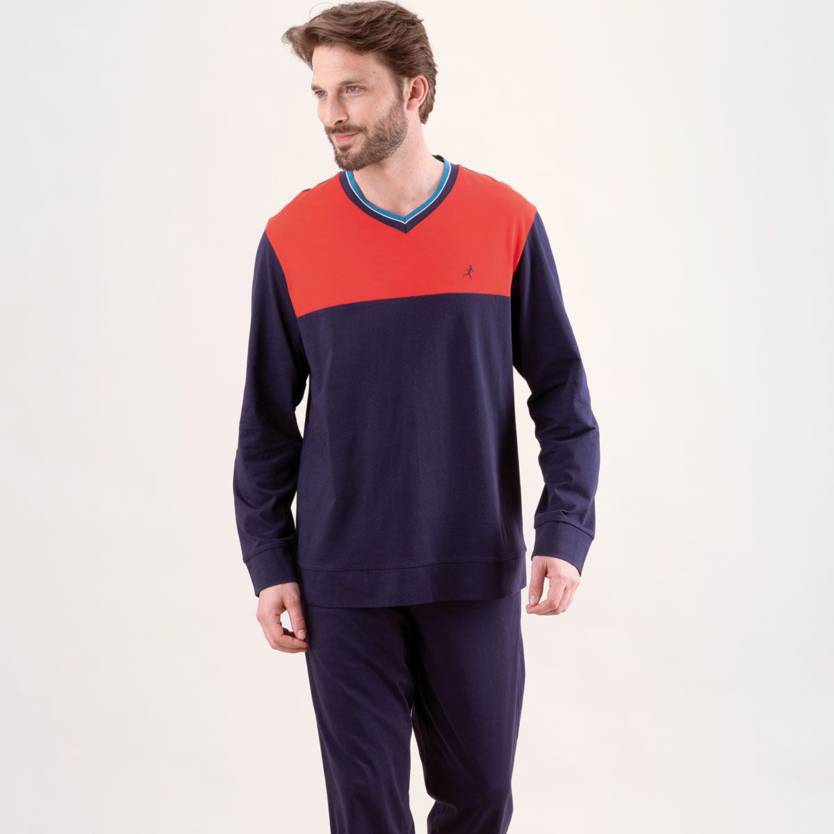 Pyjama long homme Coton Bio