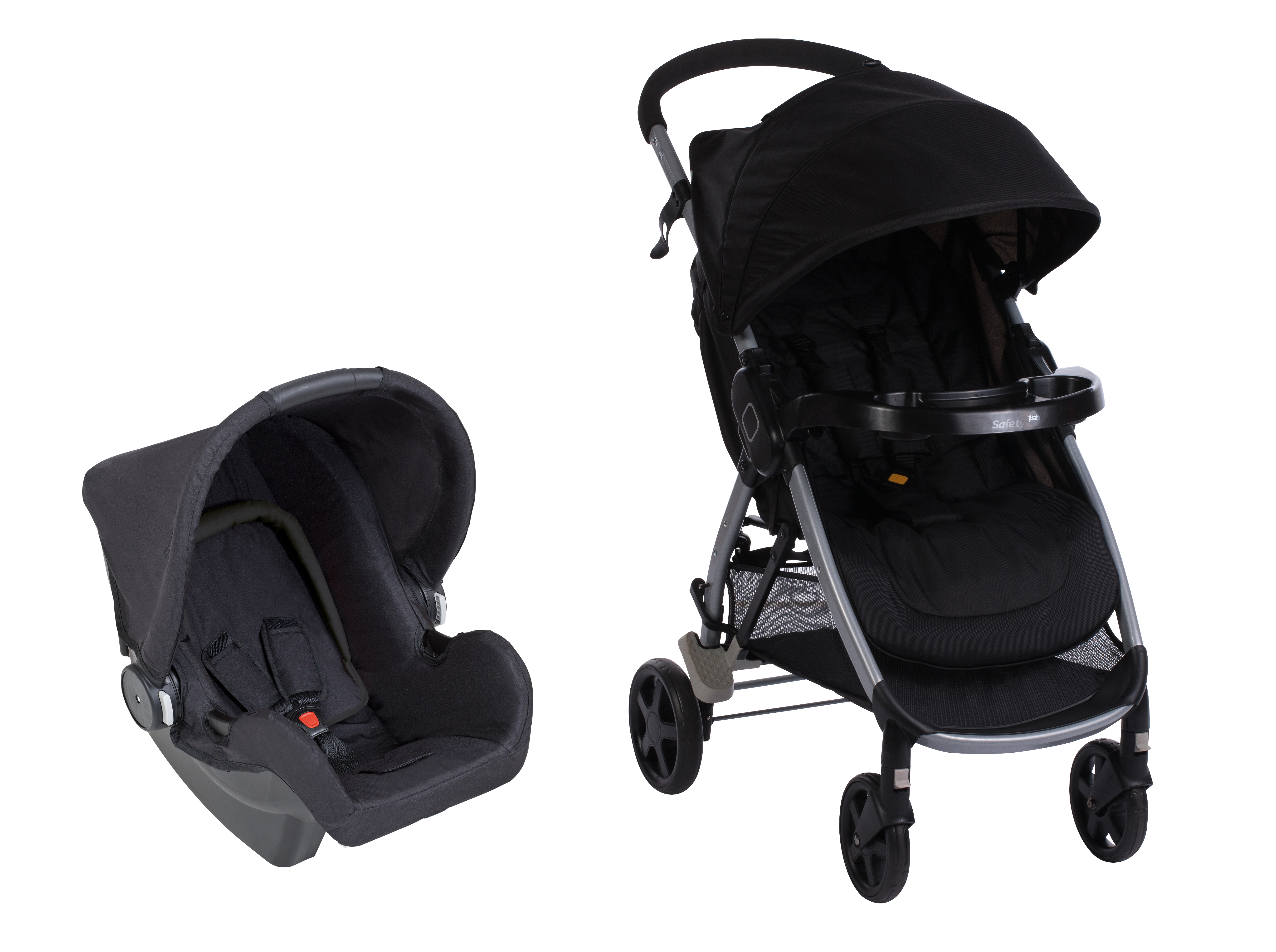 SAFETY FIRST Poussette combinée duo noir Taly pas cher 