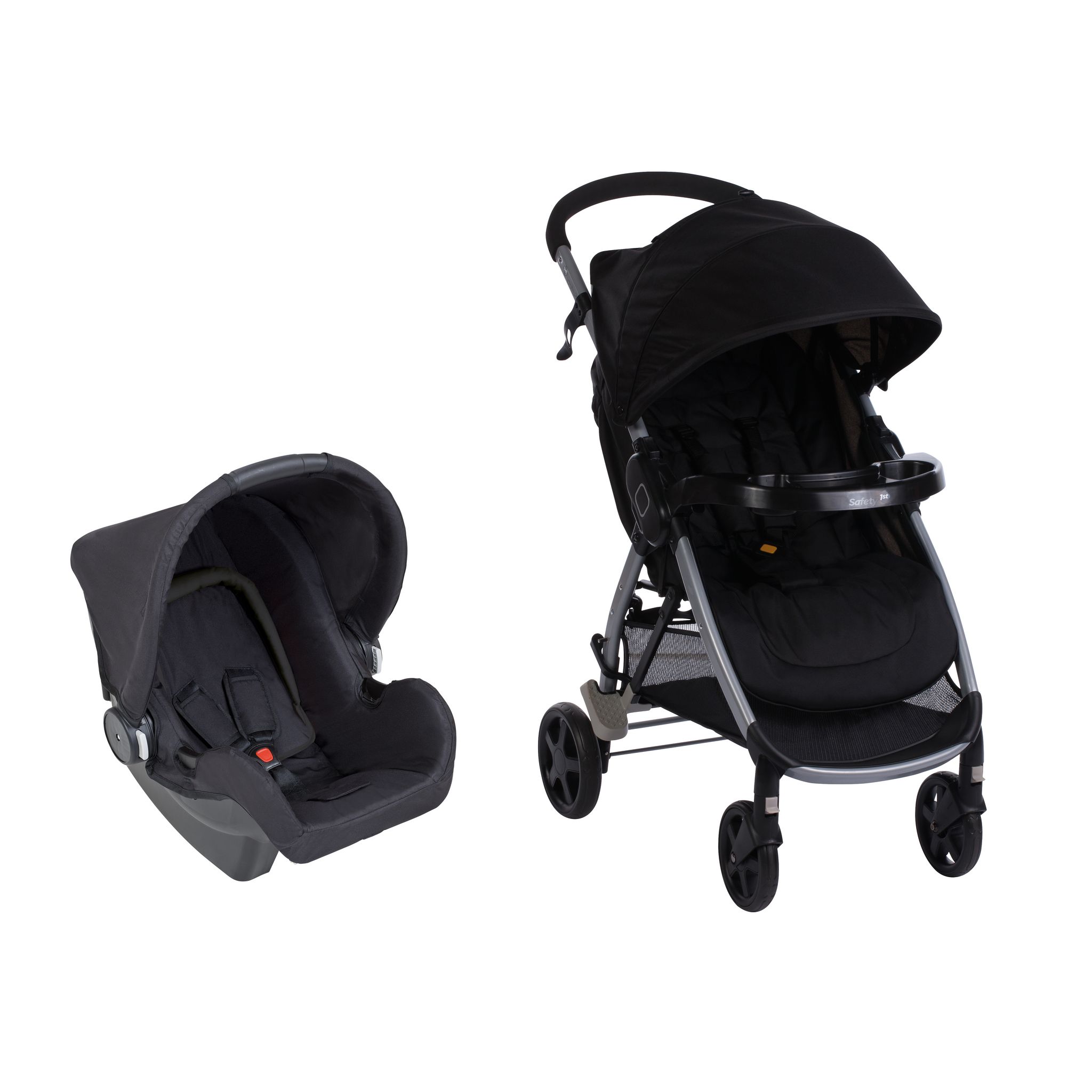 SAFETY FIRST Poussette duo Step and Go noir pas cher Auchan