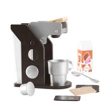 Kidkraft Set machine à café espresso en bois - Jouet imitation