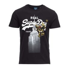 T-shirt Noir Homme Superdry Photo (Noir)