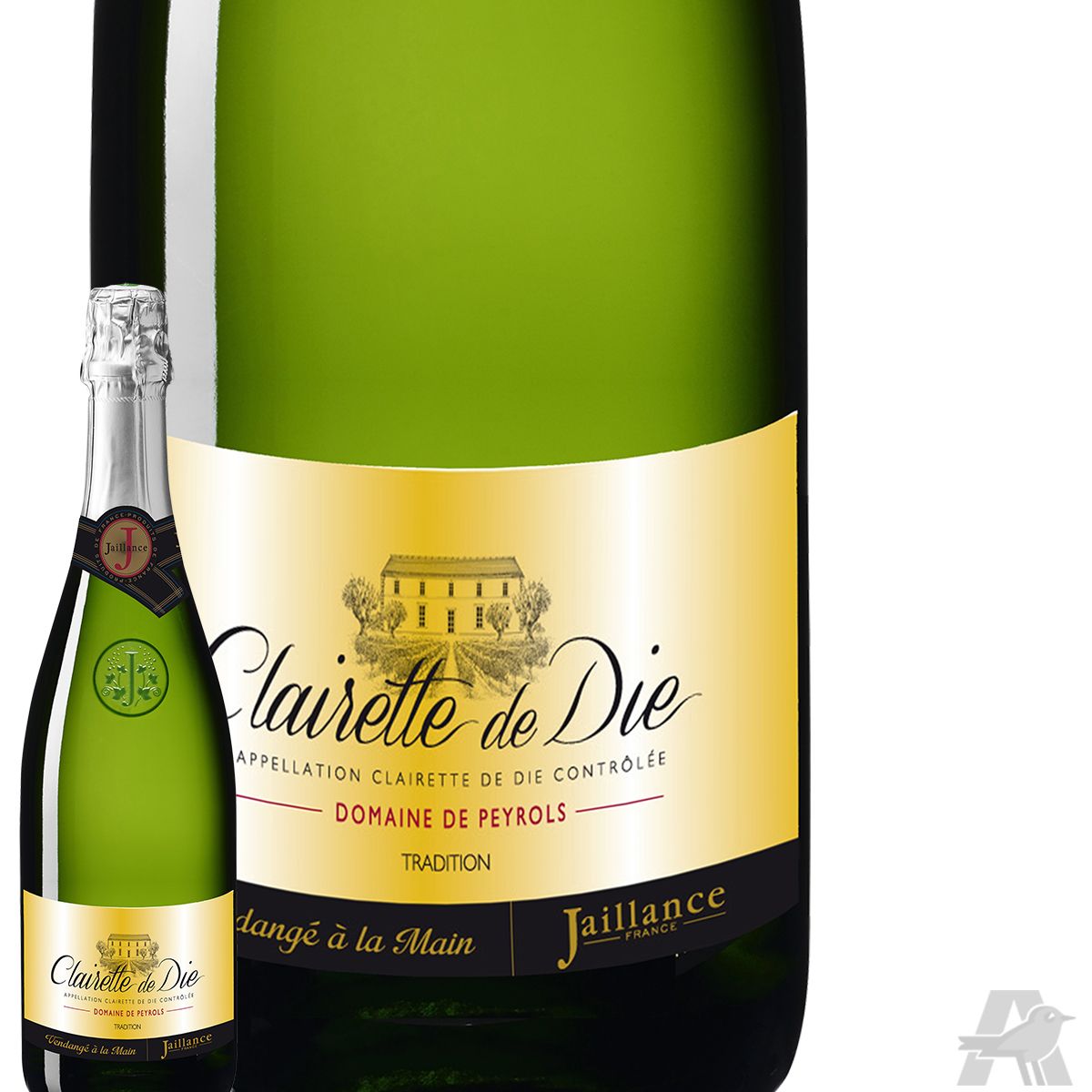 Domaine de Peyrolle Tradition Jaillance Clairette de Die Bio pas cher Auchan.fr