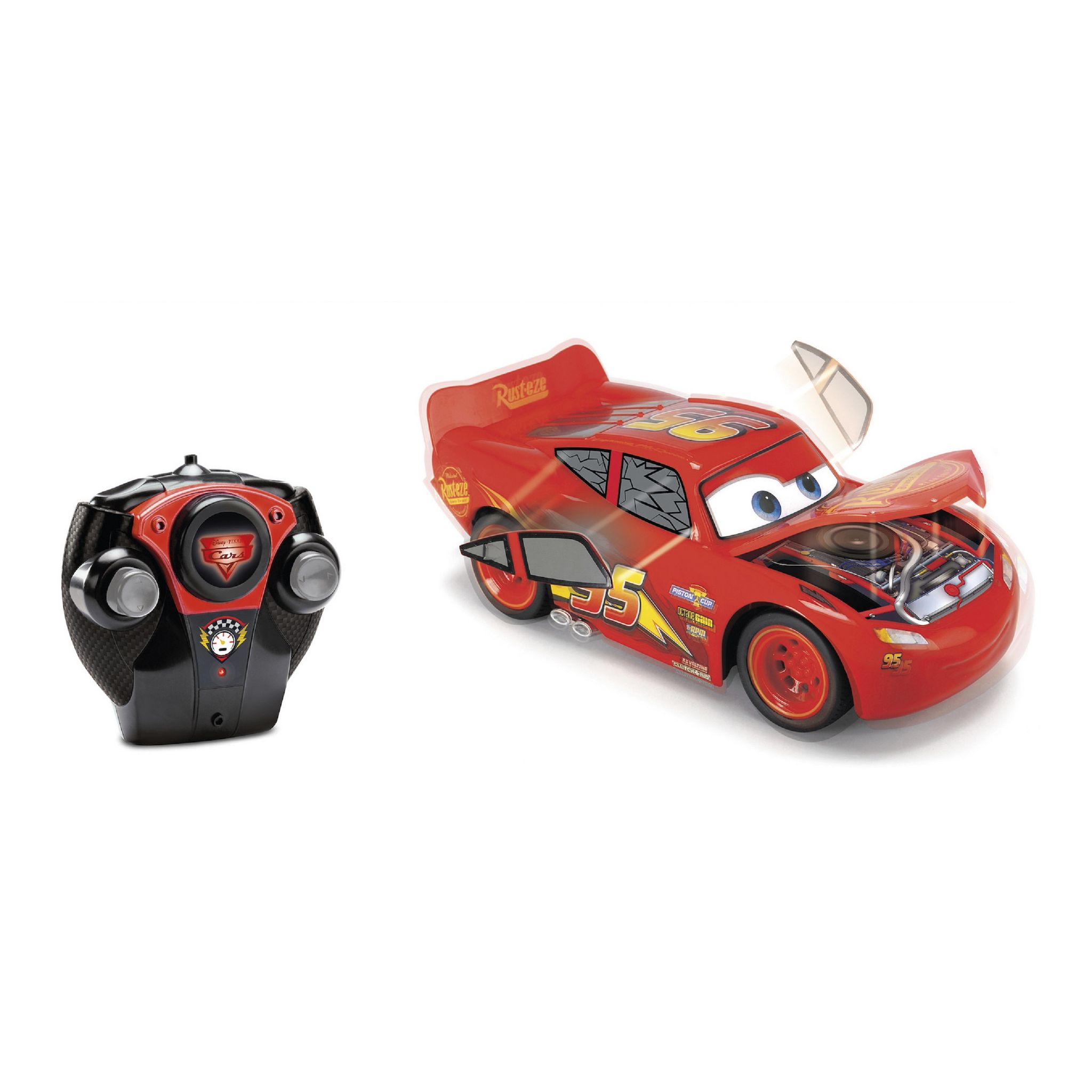 MAJORETTE Voiture télécommandée 1/24 - Cars 3 crash pas cher 