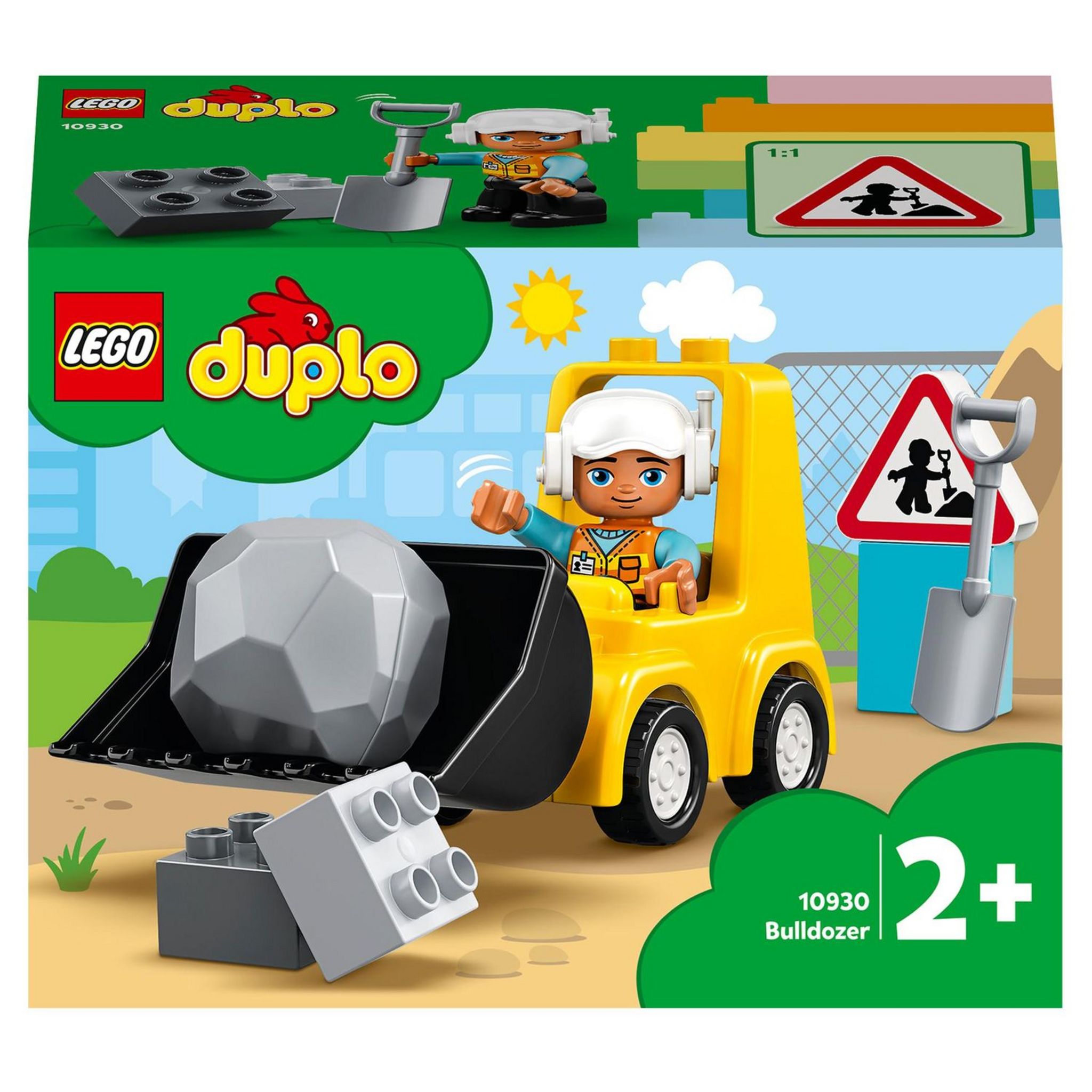 Duplo le bulldozer, engins de chantier jouet pour enfant de 2 Ans