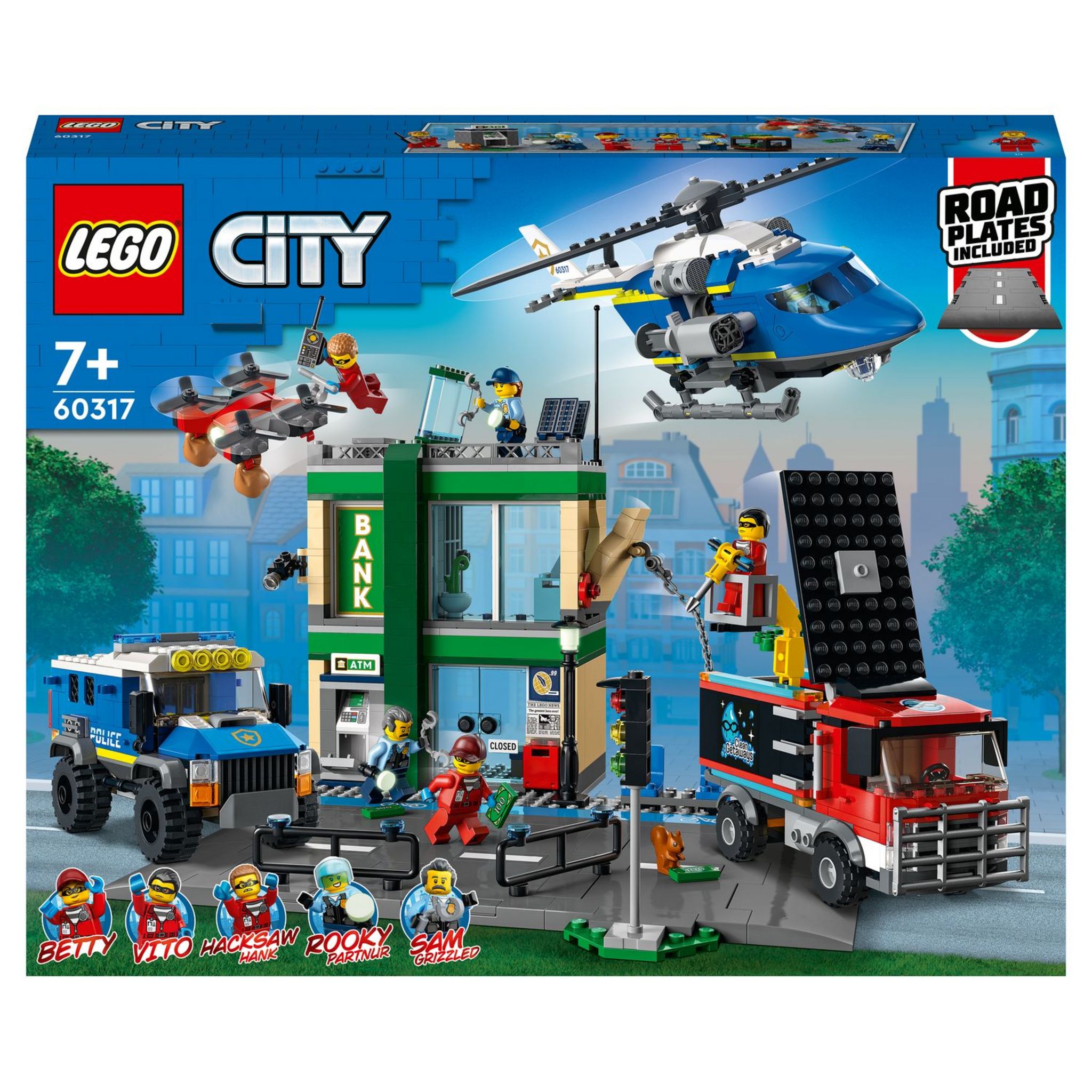 LEGO City 60245- Le Cambriolage de la banque pas cher 