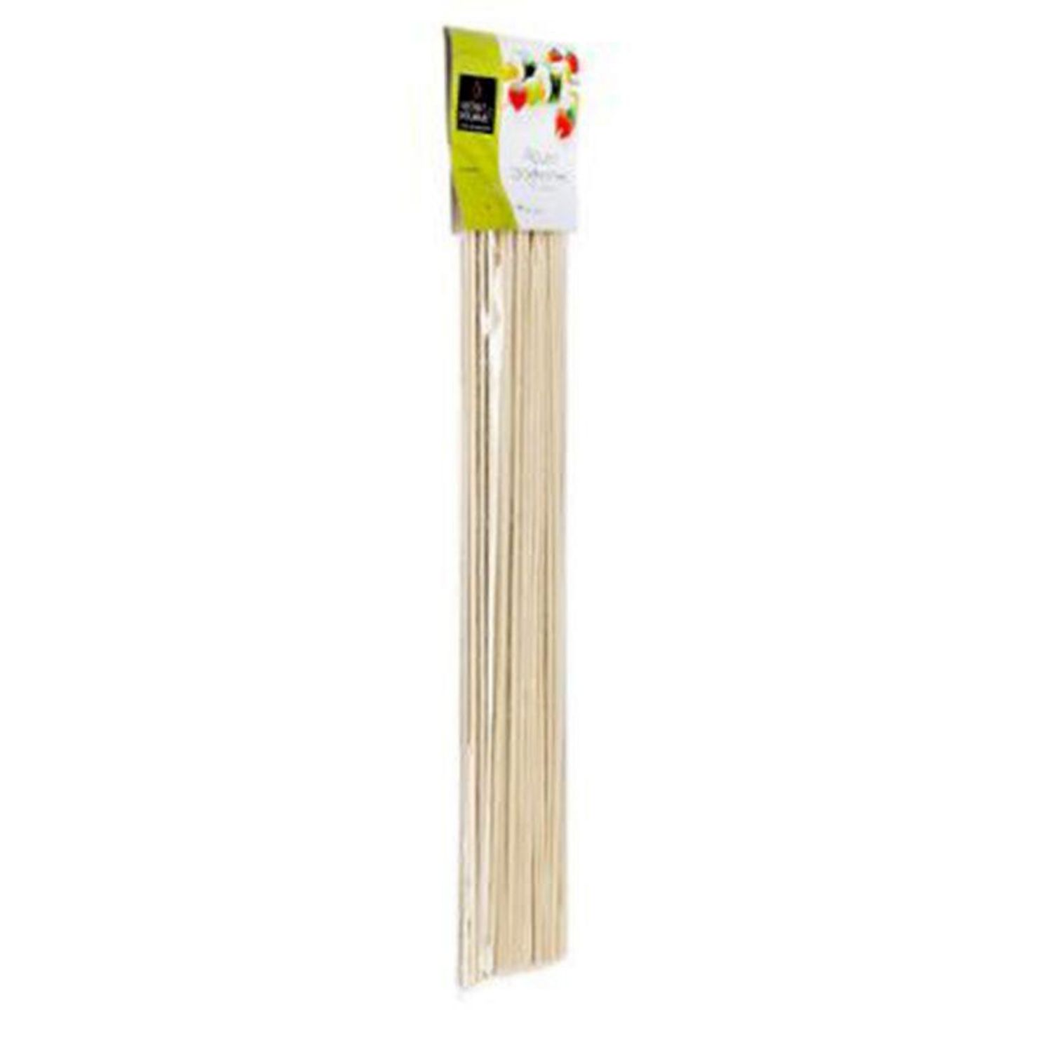 Relaxdays Piques bois, lot de 500 brochettes barbecue, bambou