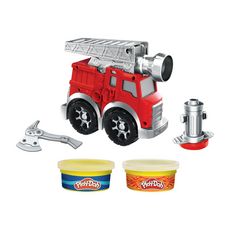 HASBRO Play-Doh Wheels - Mon premier camion de pompier