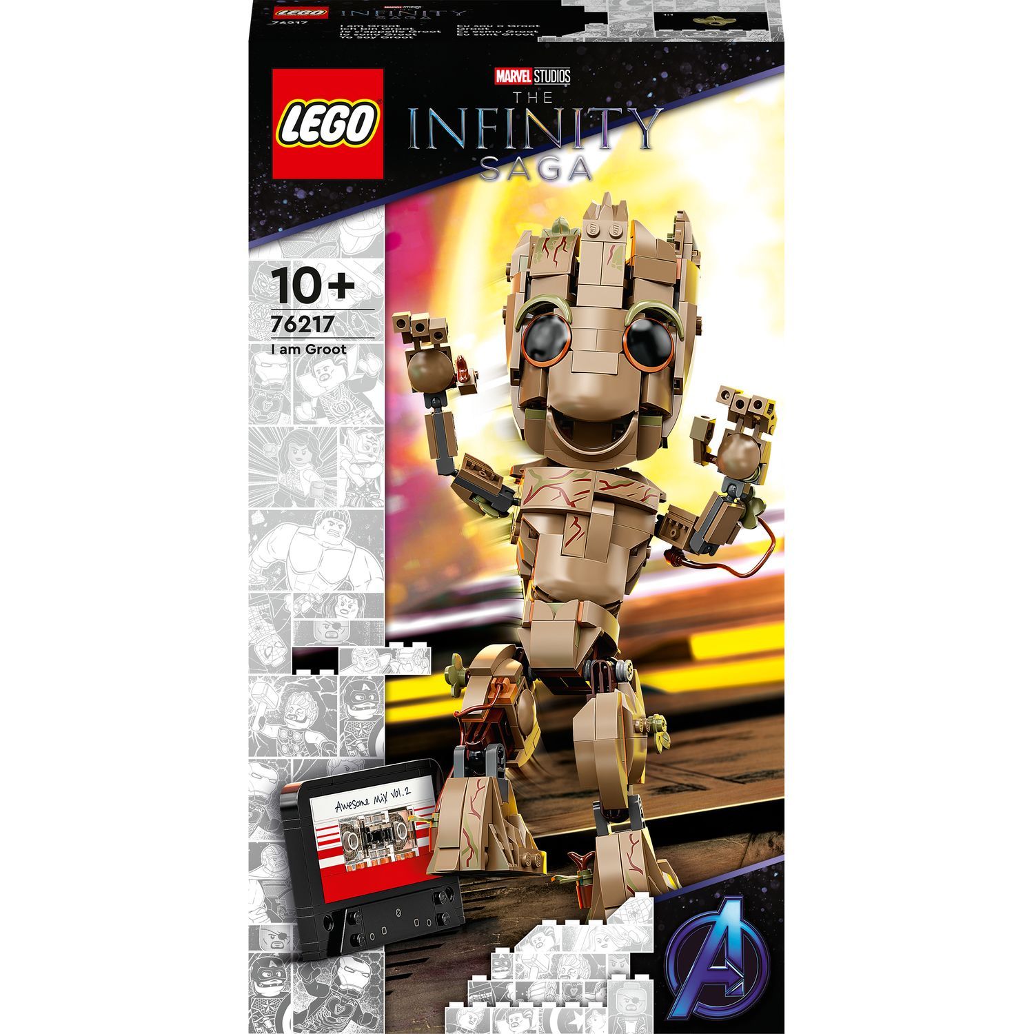 LEGO Marvel 76217 Je s'appelle GROOT , Jouet à Construire et