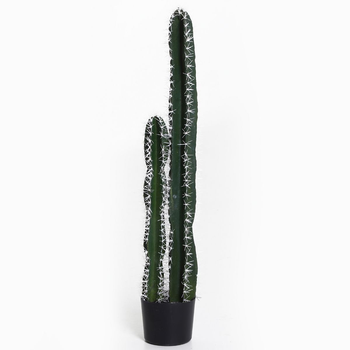 OUTSUNNY Cactus artificiel grand réalisme plante artificielle grande taille  dim. Ø 14 x 100H cm vert pas cher à prix Auchan