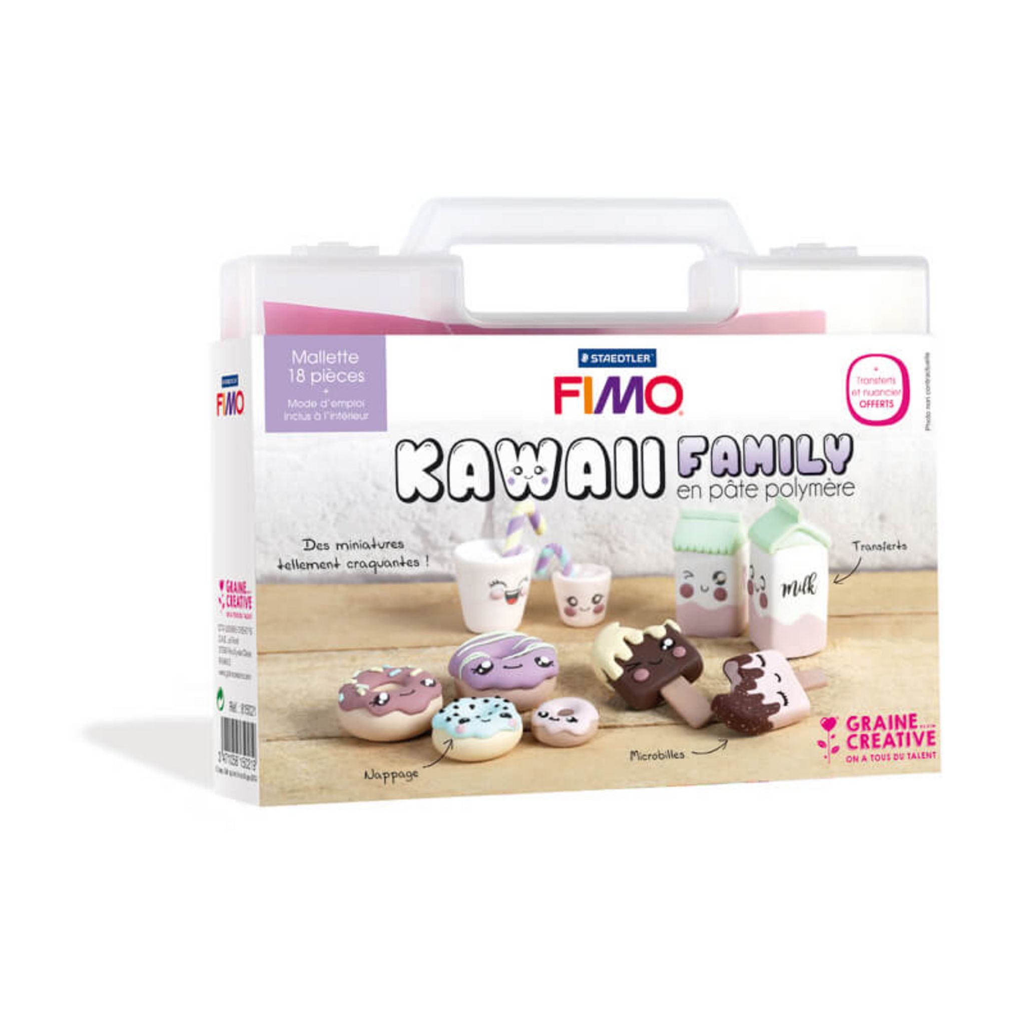 Coffret Pâte Fimo - Mixing Pearls - 8 x 25 g/ 2 x 57 g - 10 pcs - Coffret  Fimo - Creavea