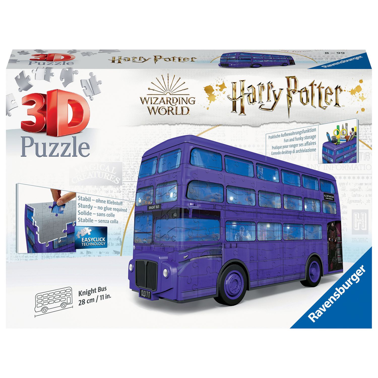 RAVENSBURGER Puzzle 216 pièces 3D Boîte de rangement - Harry Potter pas  cher 