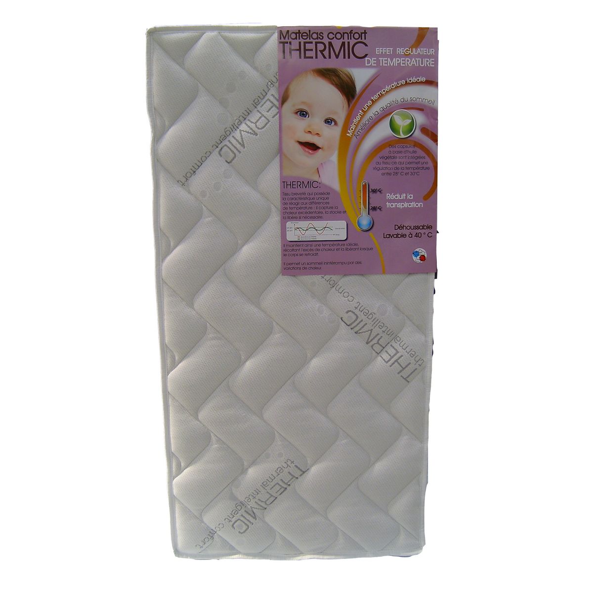 Realit Matelas Bebe 60x1cm Thermique Pas Cher A Prix Auchan