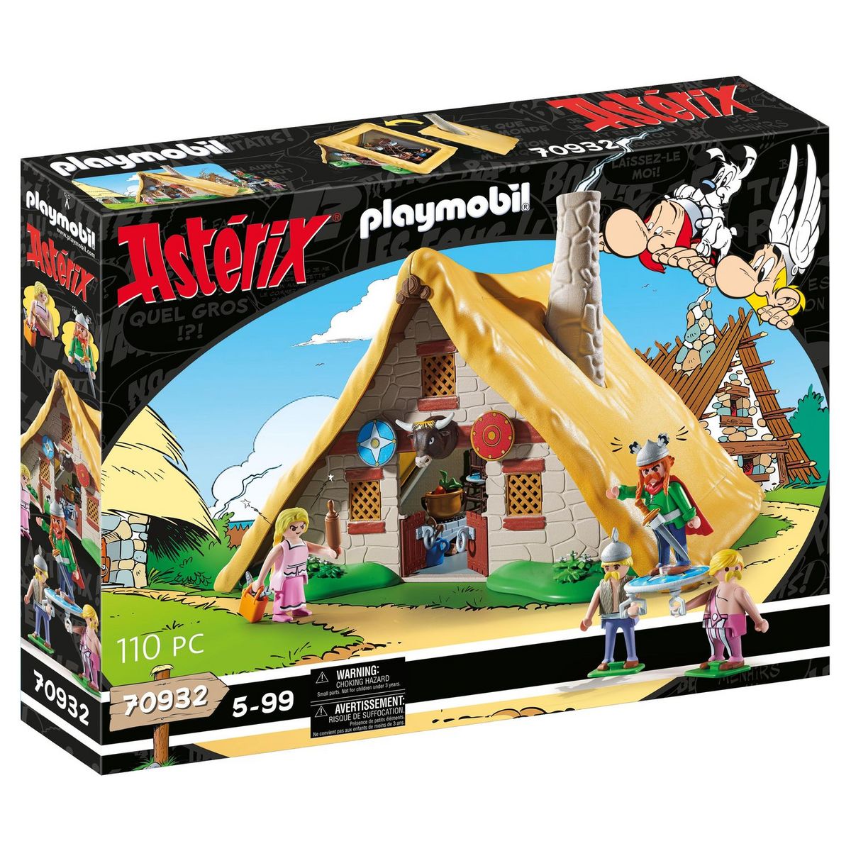 PLAYMOBIL 70932 - Astérix : La hutte d'Abraracourcix