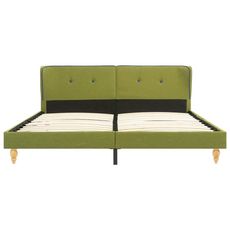 280711 Bed Frame Green Fabric 150x200 cm (UK/NO/IE/FI/DE/FR/NL only)