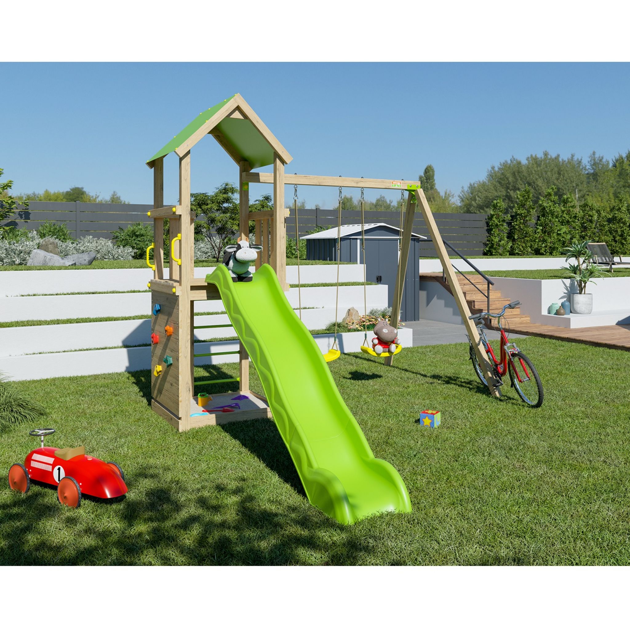 Aire de jeux bois 2,20 m ULTRA XPERIENCE : TRIGANO Store