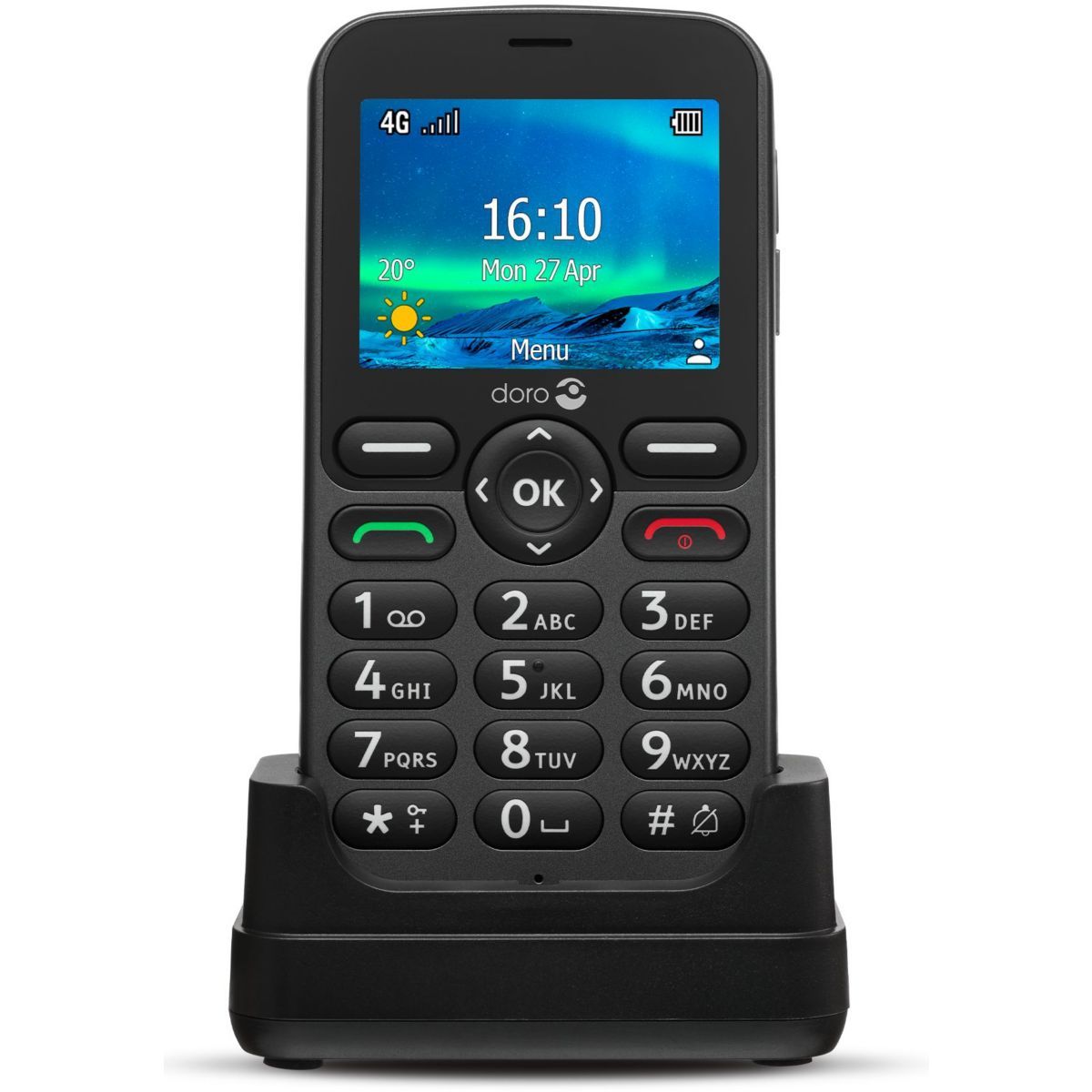 Doro Téléphone portable 5860 Graphite pas cher - Auchan.fr