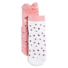 In Extenso Lot De 2 Chaussettes Anti Derapantes Bebe Fille Pas Cher A Prix Auchan