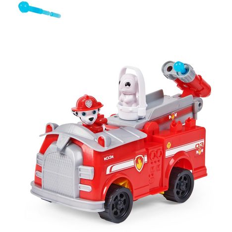 Véhicule Pat'Patrouille (PAW Patrol) : Camion de pompier de Marcus - Jeux  et jouets Spin Master - Avenue des Jeux