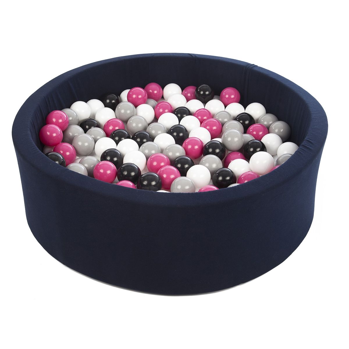  Piscine à balles Aire de jeu + 300 balles bleu marine noir, blanc, rose,gris