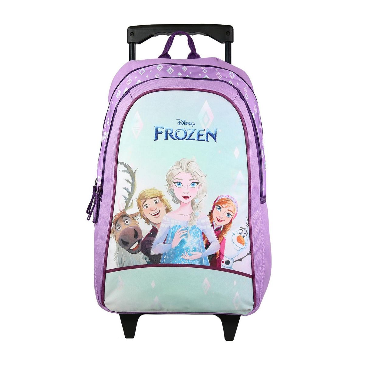 BAGTROTTER Sac dos roulettes La Reine des Neiges Frozen Violet