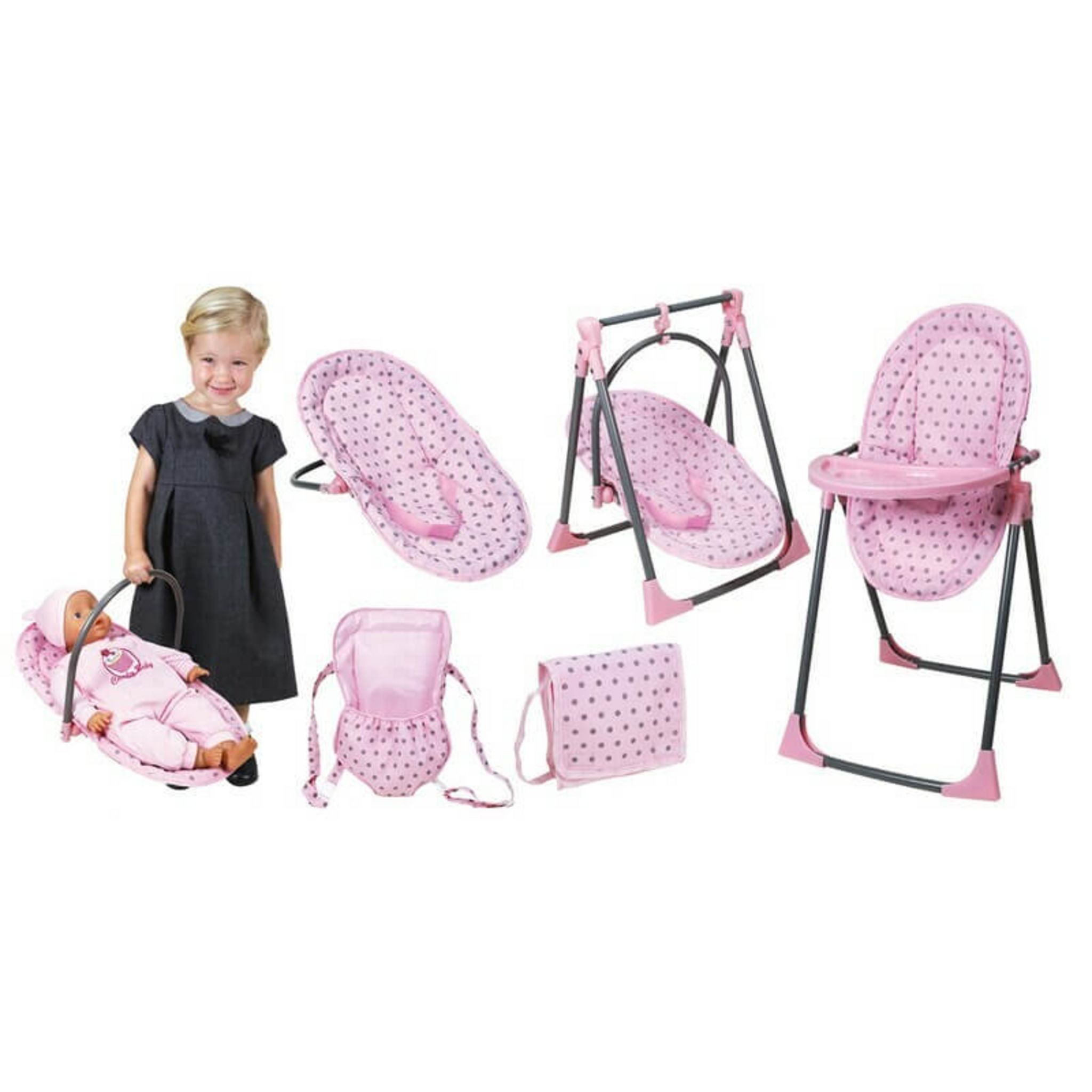 Chaise haute pour poupée - Accessoires pour poupées