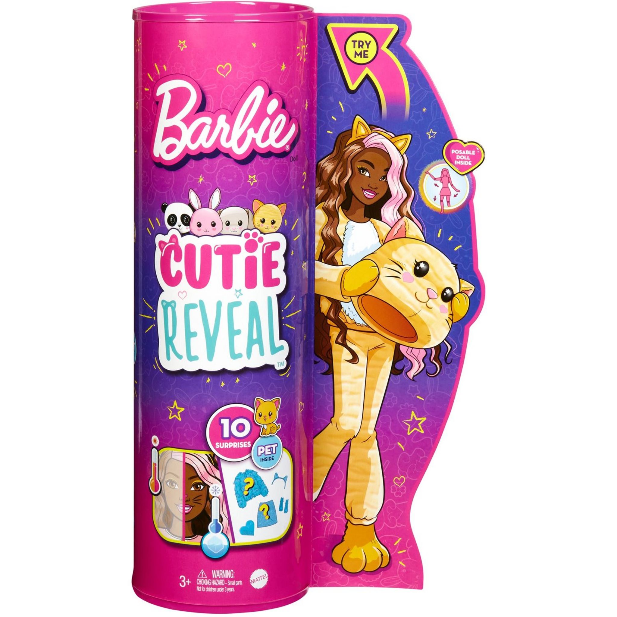 MATTEL Barbie Cutie Reveal Chat pas cher Auchan.fr