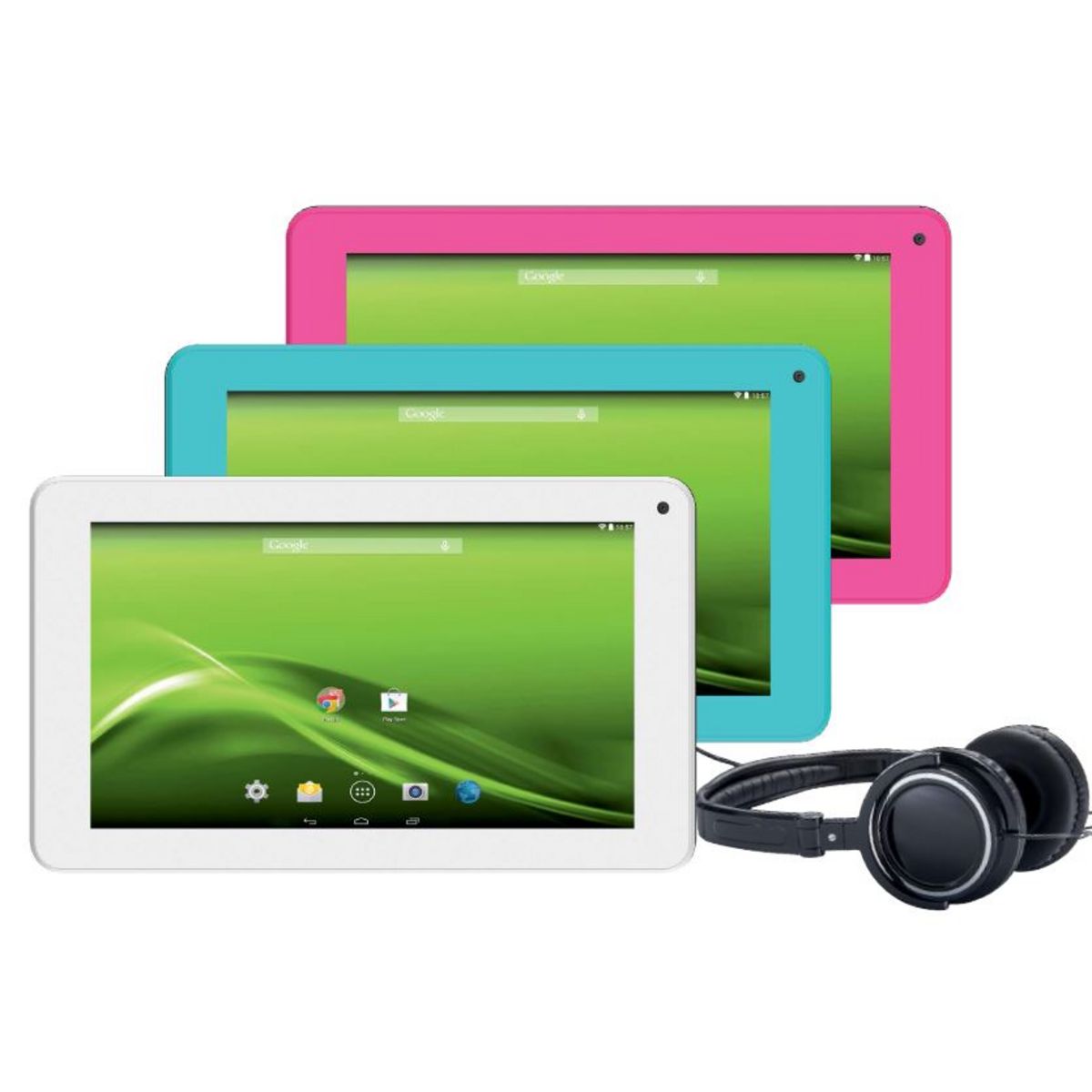 SELECLINE Tablette tactile 7 & Casque Audio Blanc pas cher 