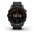 garmin montre sport fenix 7s solar gray avec bracelet noir