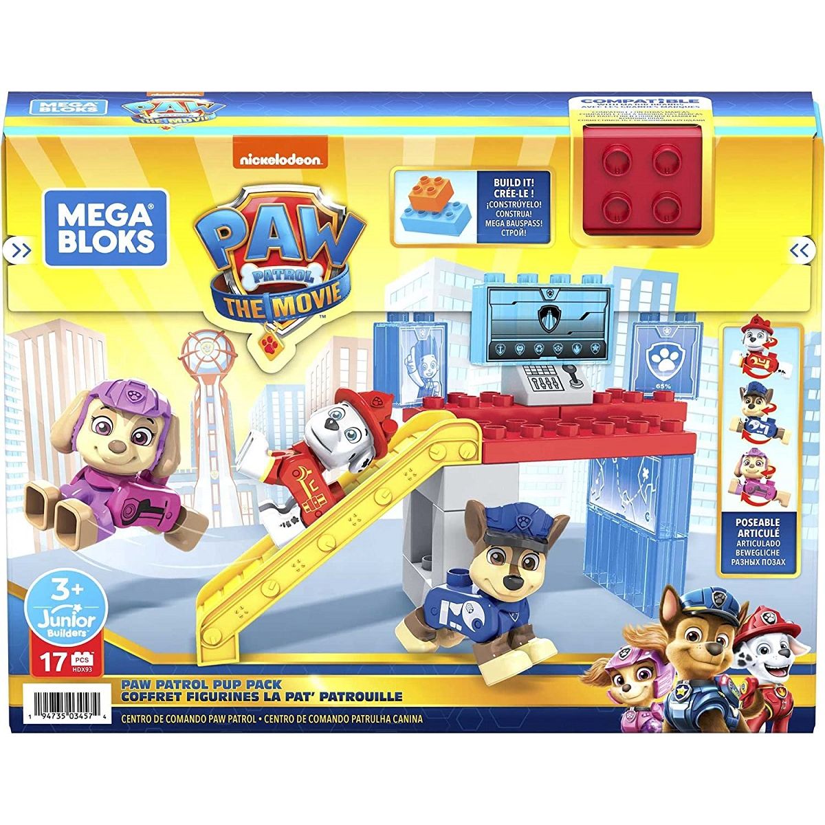 PAW Patrol : La Super Patrouille le film, Coffret cadeau avec 6 figurines  articulées à collectionner, jouets pour filles et garçons à partir de 3 ans PAW  Patrol Figurines 