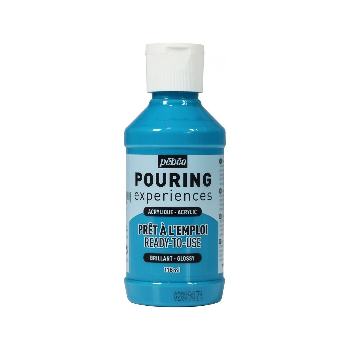 Youdoit Peinture pouring acrylique brillante - Turquoise - 118 ml