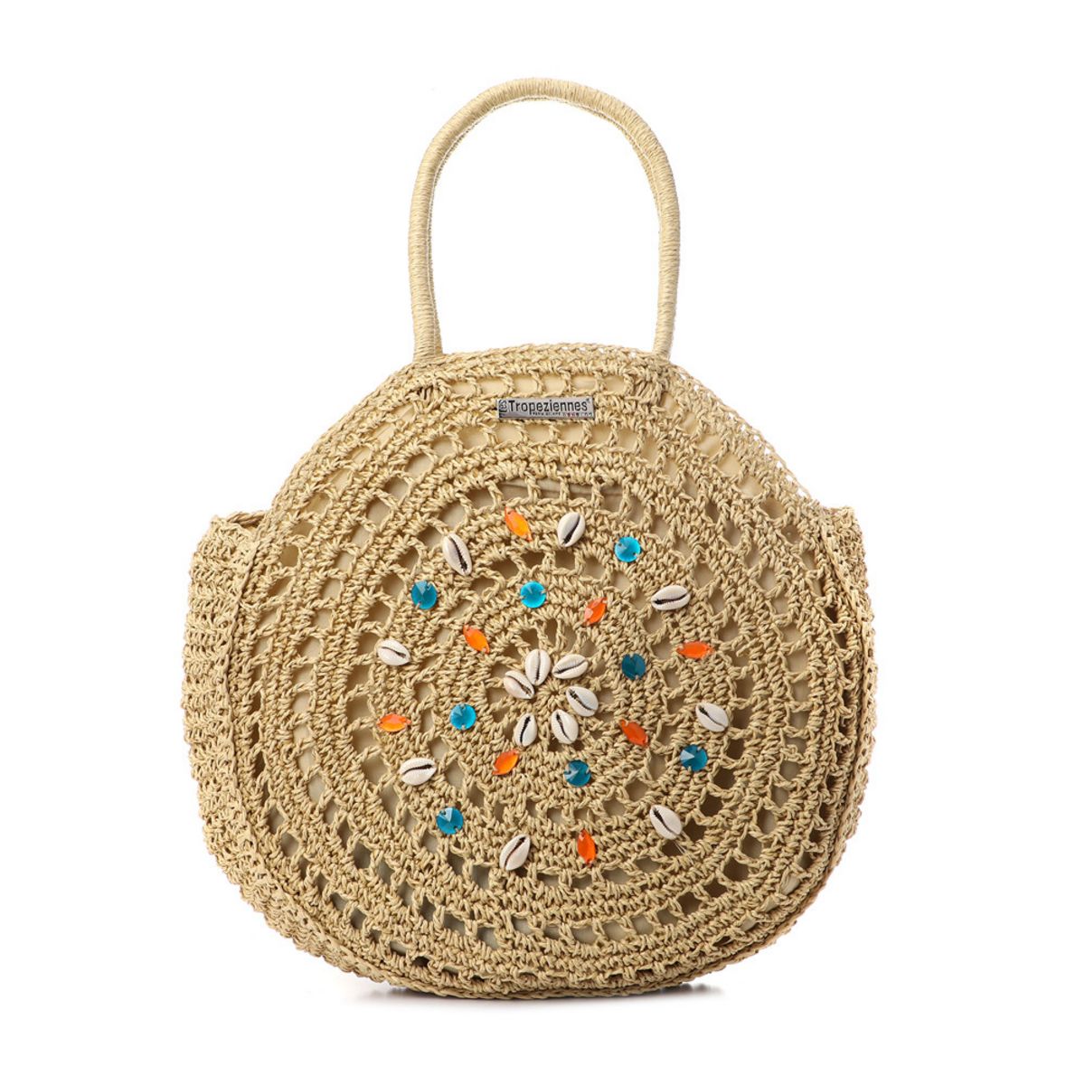 Sac femme en discount paille