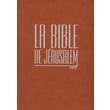  LA BIBLE DE JERUSALEM. EDITION COMPACTE INTEGRALE FAUVE, EDITION REVUE ET CORRIGEE, Ecole biblique de Jérusalem