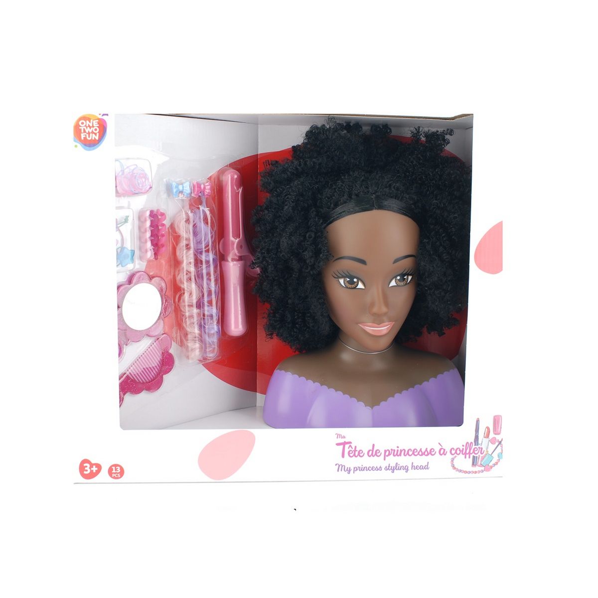 Barbie tete a coiffer afro GIOCHI PREZIOSI Pas Cher 