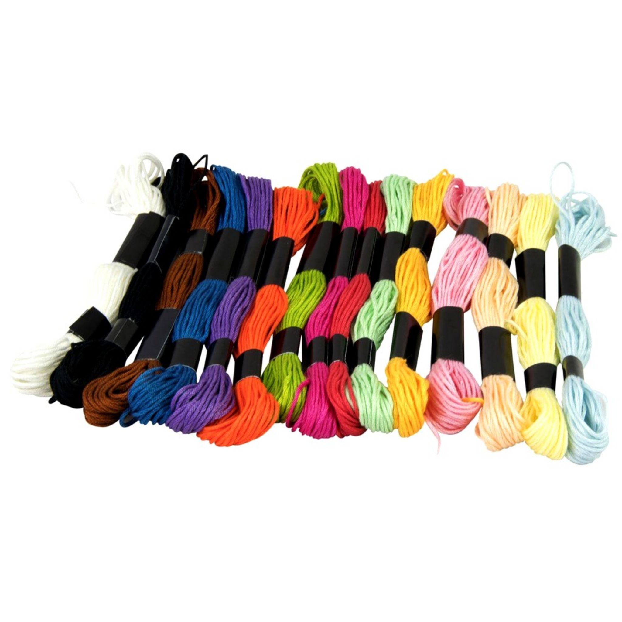 15 rouleau de fils en coton 8m multicolores bracelets bresiliens pas cher 