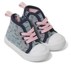 In Extenso Basket Montante A Lacest Bebe Fille Pas Cher A Prix Auchan