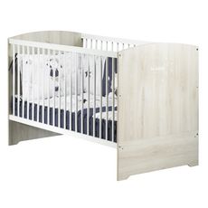 Baby Price Lit Bebe Evolutif 140x70 Cm Little Big Bed Happy Hetre Cendre Pas Cher A Prix Auchan